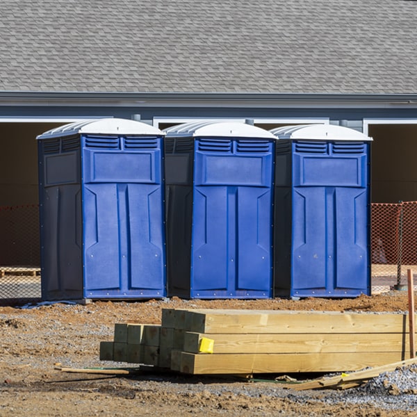 is there a specific order in which to place multiple portable toilets in Trenton SC